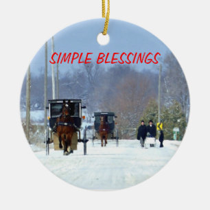 Décoration En Céramique Maison d'église le jour de Noël