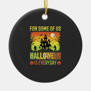 Décoration En Céramique Maison Hantée Halloween Pour Certains D'entre Nous