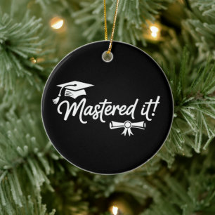 Décoration En Céramique Maîtrisé Les Masters Diplômé Diplômé Grad