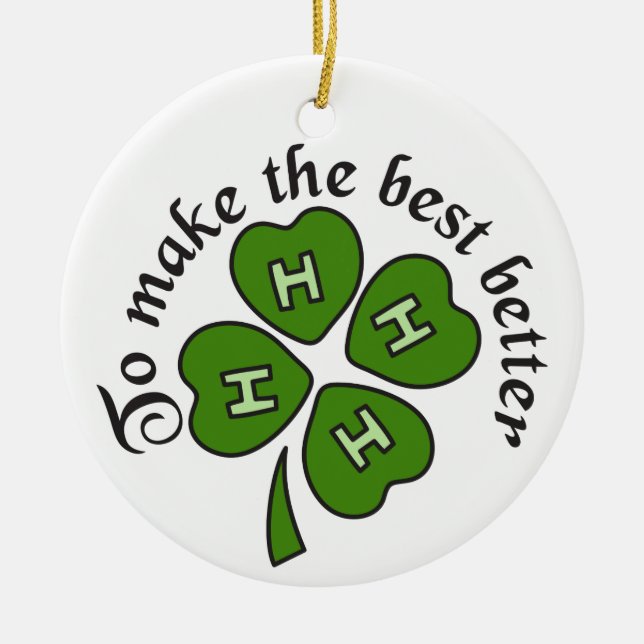 Décoration En Céramique Make The Best Better (Devant)