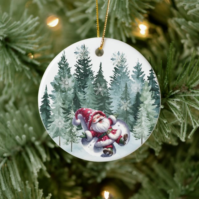 Décoration En Céramique Making Christmas Gnome Angels Ornament (Arbre)