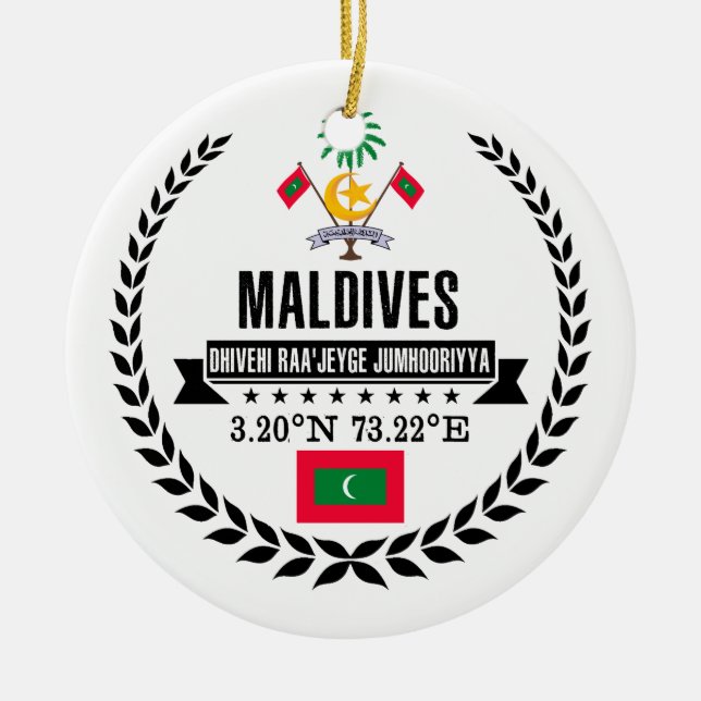 Décoration En Céramique Maldives (Devant)