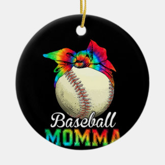 Décoration En Céramique Maman Baseball Momma Anniversaire