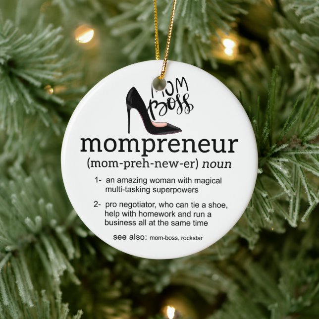 Décoration En Céramique Maman Boss Mompreneur (Arbre)