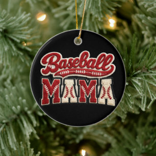 Décoration En Céramique Maman de baseball