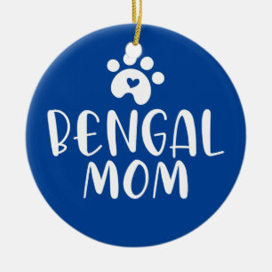 Décoration En Céramique Maman de chat Bengal drôle Amateur de maman de cha