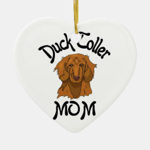 Décoration En Céramique Maman de Toller de canard