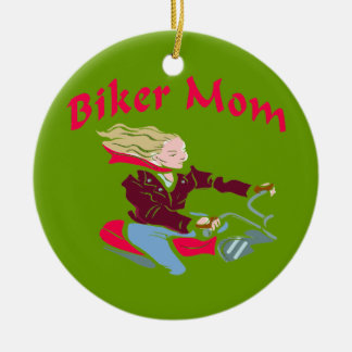 Décoration En Céramique Maman du vélo