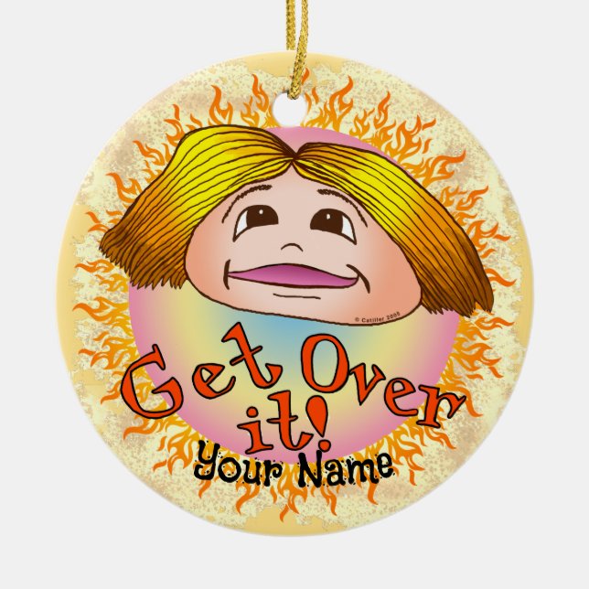 Décoration En Céramique Maman, oublie ça (Devant)