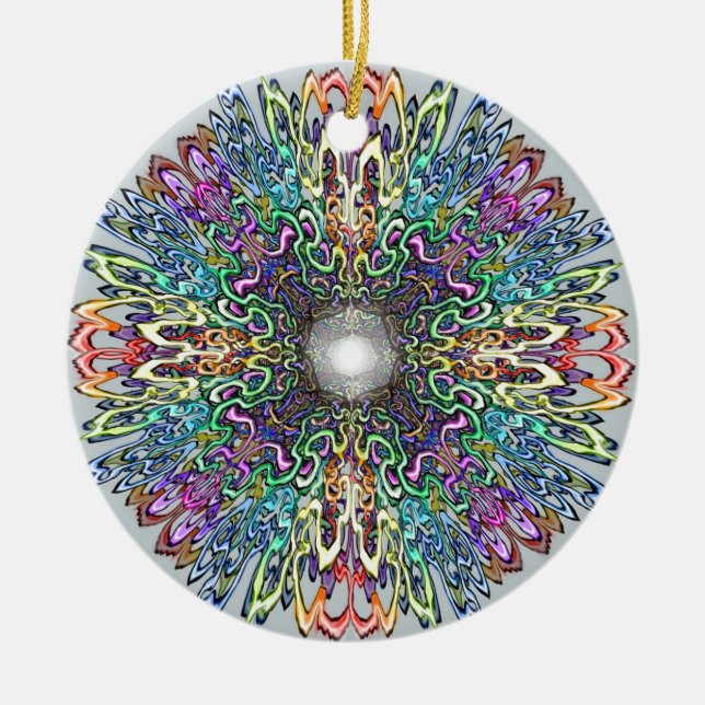 Décoration En Céramique Mandala (Devant)