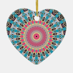 Décoration En Céramique Mandala