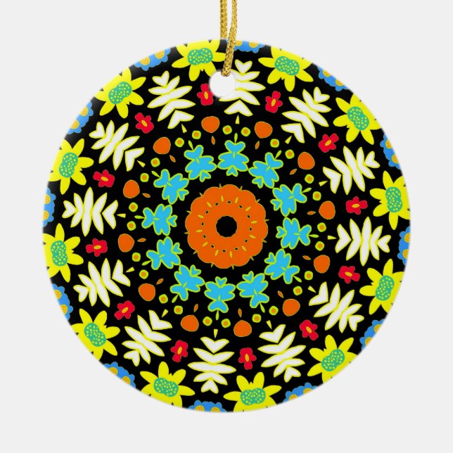 Décoration En Céramique Mandala (Devant)