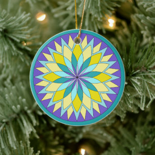 Décoration En Céramique Mandala