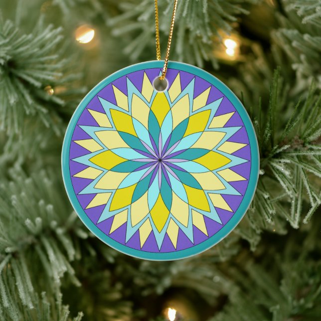 Décoration En Céramique Mandala (Arbre)