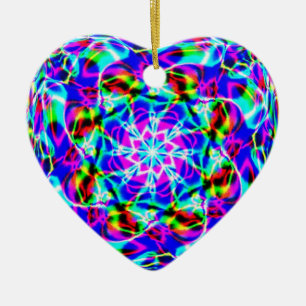 Décoration En Céramique Mandala violet