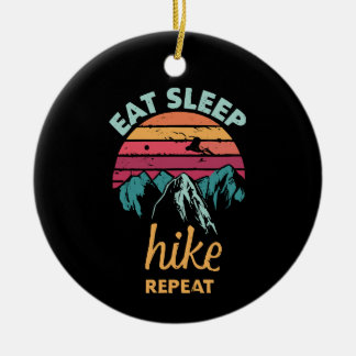 Décoration En Céramique Manger, Dormir, Randonnée, Répéter