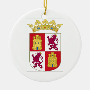 Décoration En Céramique Manteau de la Castille y Léon (Espagne) des bras