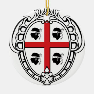 Décoration En Céramique Manteau de la Sardaigne (Italie) des bras