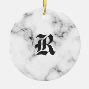 Décoration En Céramique Marble monogram