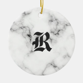 Décoration En Céramique Marble monogram