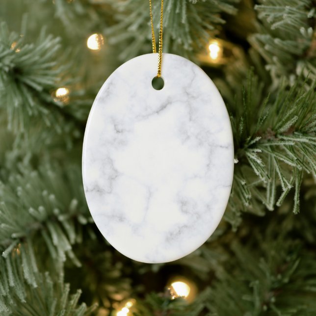 Décoration En Céramique Marbre Blanc Moderne Élégant (Arbre)