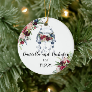 Décoration En Céramique Mariage d'une voiture de collection