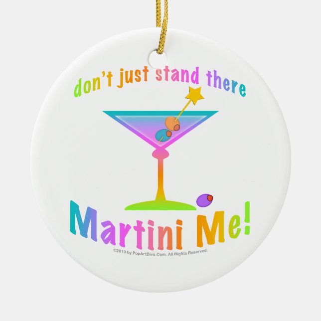 Décoration En Céramique MARTINI J'ornement (Devant)