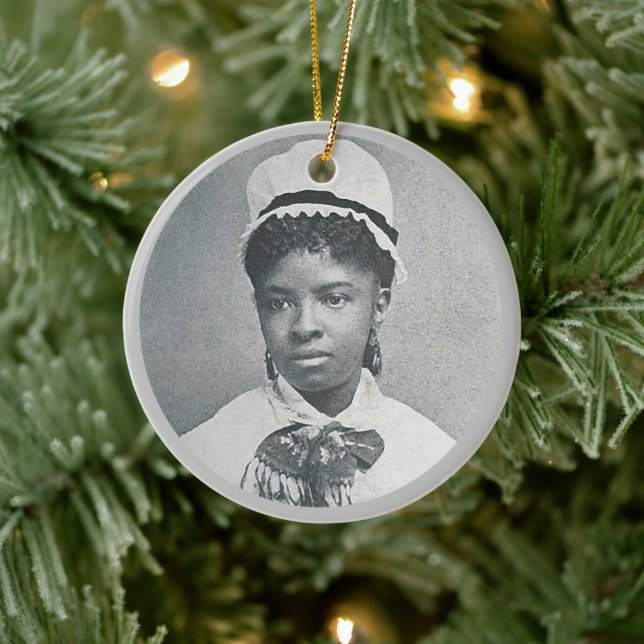 Décoration En Céramique Mary Eliza Mahoney First Black Nurse RN (Arbre)