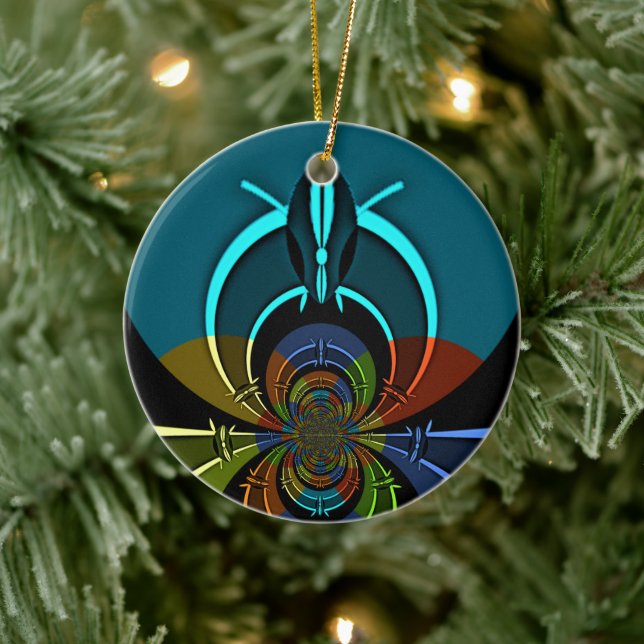 Décoration En Céramique Masaï couleurs Hakuna Matata (Arbre)