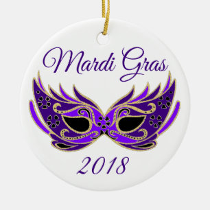 Décoration En Céramique Masque Mardi Gras 2018