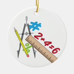 Décoration En Céramique Math