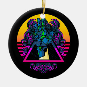 Décoration En Céramique Mécanique Robotique Main Moderne  