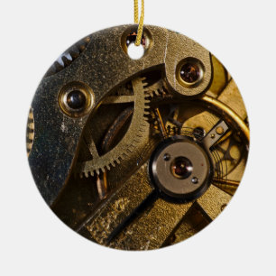 Décoration En Céramique Mécanisme de Montre Steampunk
