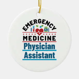 Décoration En Céramique Médecin d'urgence Assistant