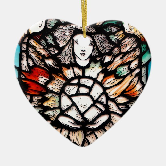 Décoration En Céramique Méditation en couleurs. (Devant)