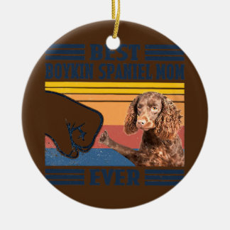 Décoration En Céramique Meilleur Boykin Spaniel Maman Jamais Drôle Chien M