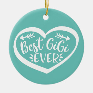 Décoration En Céramique Meilleur cadeau Gigi Ever Grand-Mère