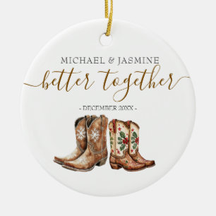 Décoration En Céramique Meilleur ensemble cadeau de mariage de Noël pour j