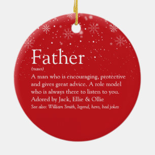 Décoration En Céramique Meilleur papa papa papa papa papa père Définition