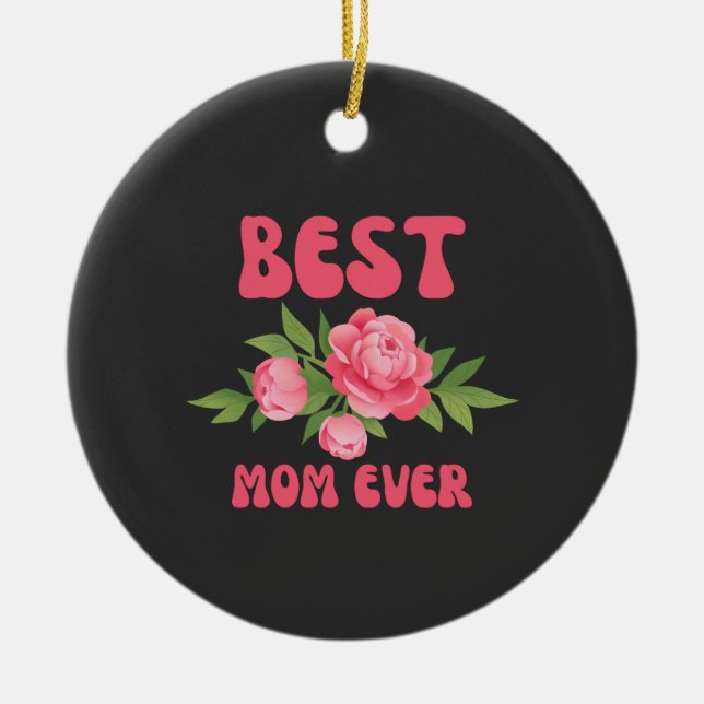 Décoration En Céramique Meilleure maman jamais (Devant)