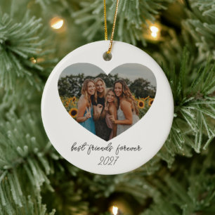 Décoration En Céramique Meilleures Amies Pour Toujours MAP Personnalisé Cœ