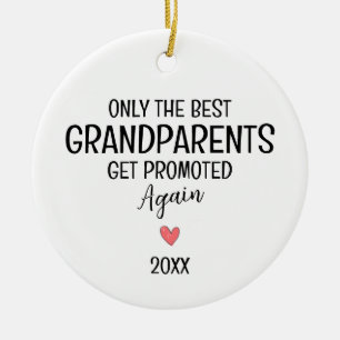 Décoration En Céramique Meilleurs Grands-parents à nouveau promus – Person