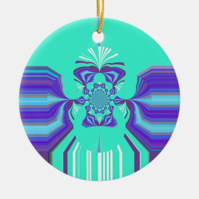 Décoration En Céramique Mélange violet Hakuna Matata (Devant)