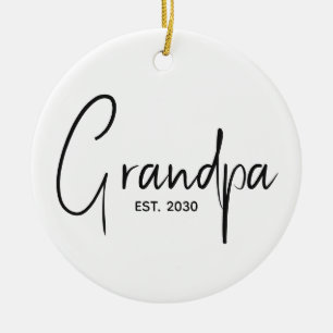 Décoration En Céramique Mémé a établi un nouveau cadeau pour papi