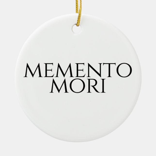 Décoration En Céramique Memento Mori (Devant)
