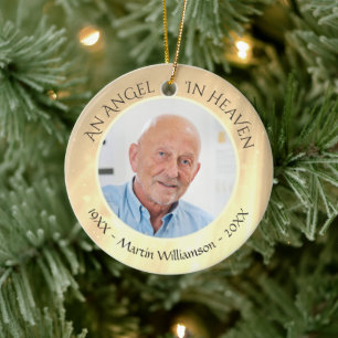 Décoration En Céramique Mémorial UN ANGE DANS LE CIEL 2