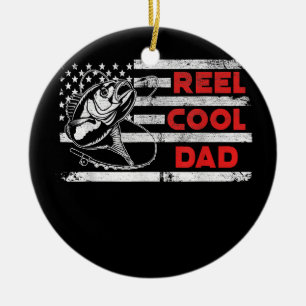 Décoration En Céramique Mens Reel Cool Papa Drapeau américain Pères de p