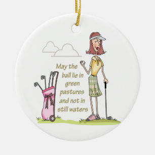 Décoration En Céramique Mensonge dans les pâturages verts