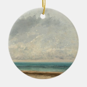 Décoration En Céramique Mer Calme - Gustave Courbet