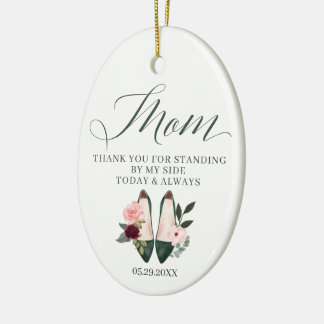 Décoration En Céramique Merci Maman | Se tenir près de mes talons d'aquare